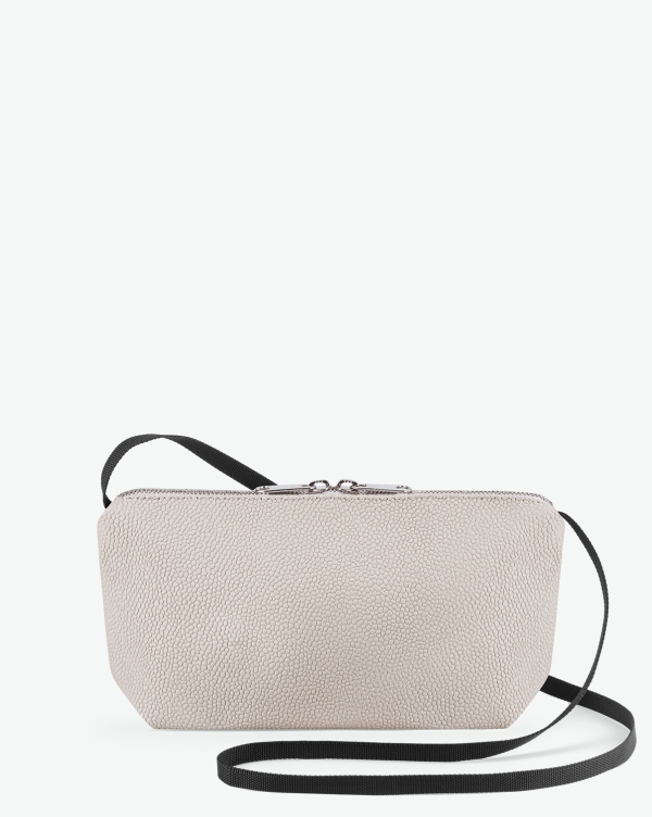 Hervé Chapelier -  - Packshot of a 2784G rectangular crossbody bag
with a zipper and a long handle in polyamide webbing in a size S.
Bag made of pebbled grain coated canvas.
Sac bandoulière toile enduite dans une taille S